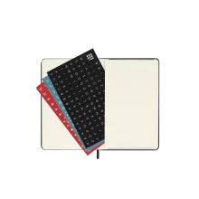 Джобен черен MOLESKINE планер, подходящ за динамично планиране в движение