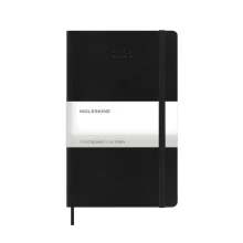 Четири цвята от планера Moleskine Large A5 подредени един до друг