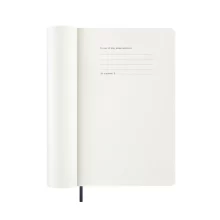 Планер Moleskine, отворен на 180°, с видими седмични полета