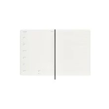 Moleskine седмичен планер XL, идеален за професионалисти и студенти – формат 19 x 25 cm.