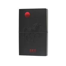 Бележник Blacky А5 с хоризонтална еластична лента