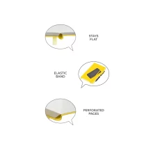 минималистичен тефтер Justy А5 за бизнес употреба