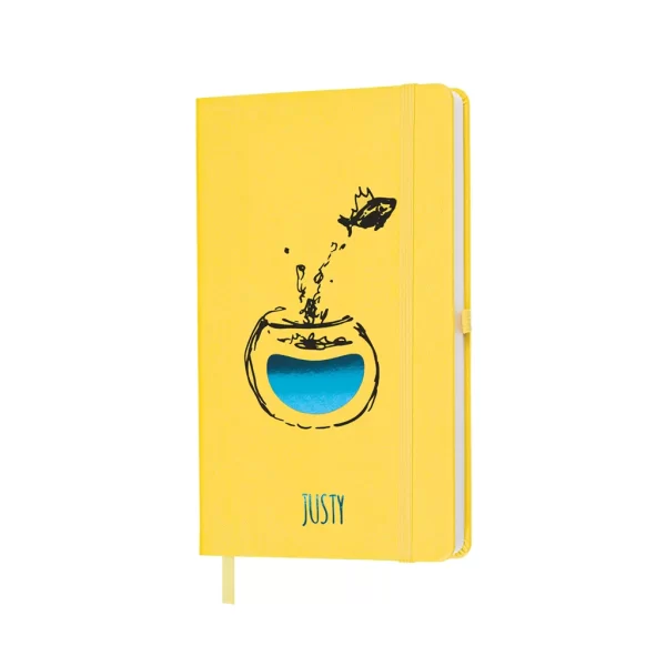 луксозен бележник с твърда PU корица