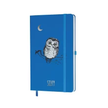 Тефтер A5 Silky с копринено покритие и карирани страници в стилни цветове