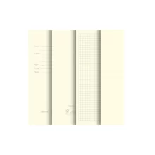 Twizzy Бележник А5 с мека PU корица и двулицево тяло – редове и каре