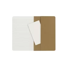 Тетрадка Cahier Moleskine с подчертано еко-излъчване и картонена корица