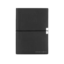 Професионален бележник A6 Elegance Storyline Black Agenda с луксозна черна корица и редове