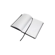 Антибактериален бележник в черна обвивка, подходящ за офис или фирмен подарък