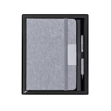 Комплект WENDAM с тефтер и химикалка в черна кутия