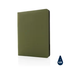 Вътрешност на портфолиото с джобове и поставка за телефон