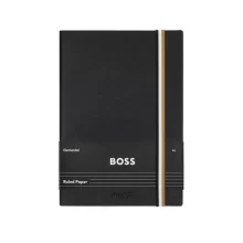 Бележник Iconic A5 в черно с луксозно матово покритие