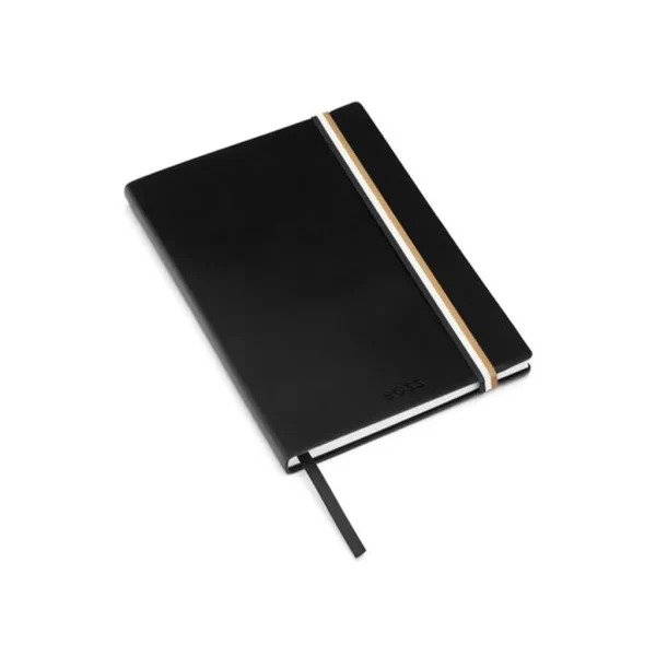 Бележник Iconic A5 от HUGO BOSS с трицветна ивица