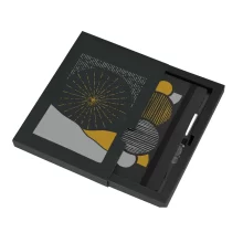 Черна подаръчна кутия DUO BOX Black с алуминиево покритие