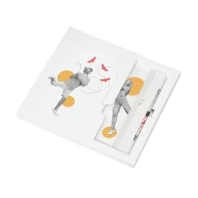 DUO BOX White с персонализиран тефтер