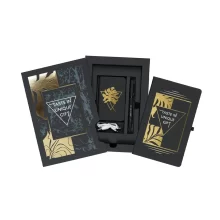 Комплект PowerBox Black с формат A5 тефтер