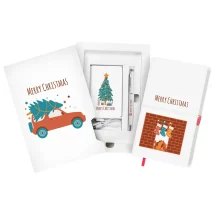 Бяла кутия с бизнес комплект за персонализация