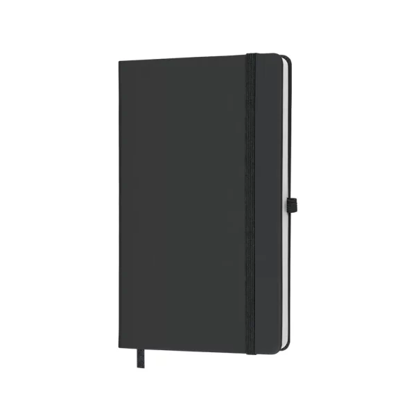 Стилен бележник с рециклирана корица и функционален дизайн с ластик и джоб