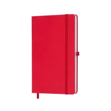 Бележник A5 с мека GRS корица и карирани страници, подходящ за устойчиви корпоративни подаръци