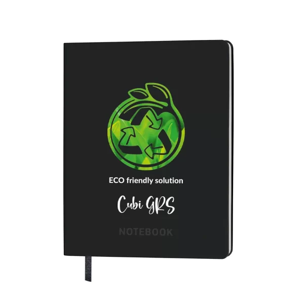 Бележник Cubi GRS А5 с мека корица от рециклирани материали