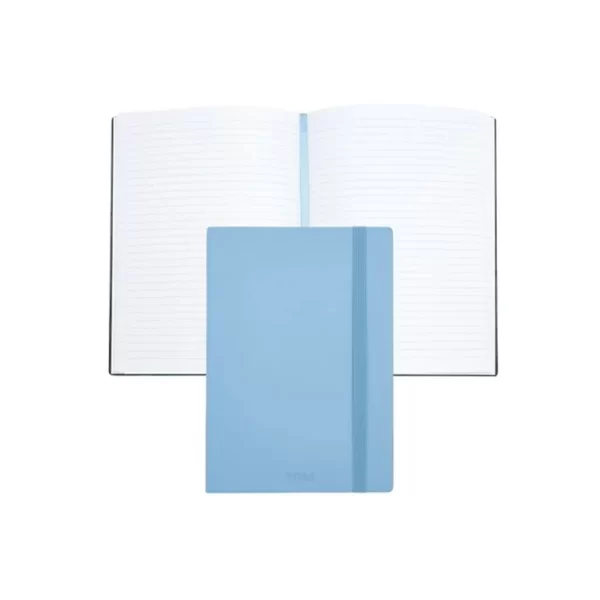 Pastel Classic Бележник A5 от HUGO BOSS в светлозелен цвят с еластична лента