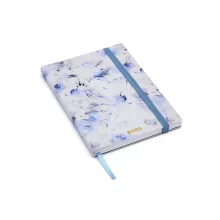 Бележник A5 Tie-dye от HUGO BOSS във виолетов флорален дизайн