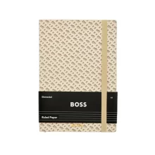 Отворен Бележник Monogram А5 от HUGO BOSS с подредени редове