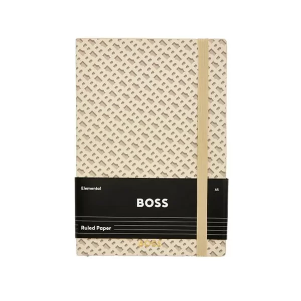 Отворен Бележник Monogram А5 от HUGO BOSS с подредени редове
