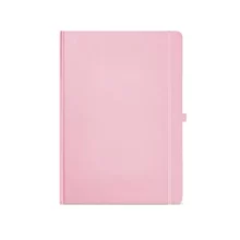 Тефтер Marquez A4 с корица от рециклирана хартия, със 240 страници ( 70 g/m2 ) на редове в цвят слонова кост. Има здрава твърда корица, заоблени ъгли и разделителна лента.