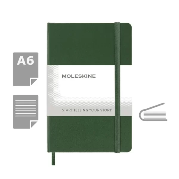 MOLESKINE A6 в тюркоаз – стилен и практичен за ежедневна употреба
