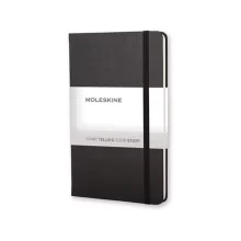 Джобен бележник MOLESKINE A6 с твърда корица в черен цвят