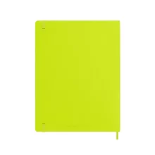 Тефтер MOLESKINE B5 с мека корица, показващ вътрешен джоб и редове