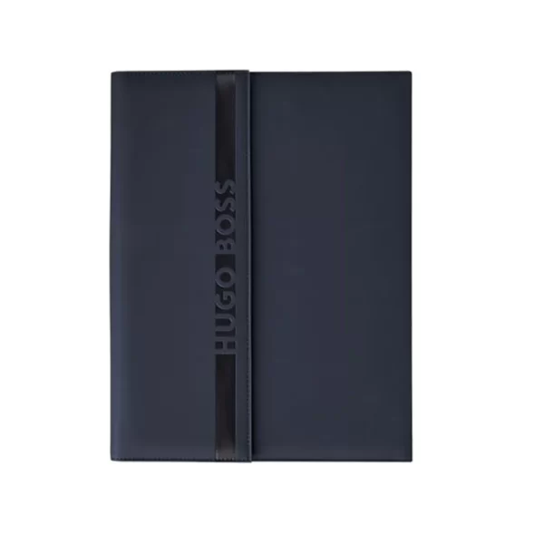 Бляскава химикалка Beam Black с гравирано лого