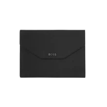 Черно портфолио A5 Rive с изчистен силует и съвременна визия