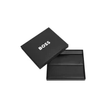 Комплект от BOSS с текстурирана папка и стилна химикалка