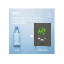 Бележник Biggy GRS с мека рециклирана корица в голям формат