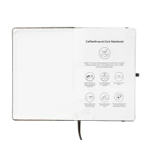 Детайл на естествената кафява текстура на корицата